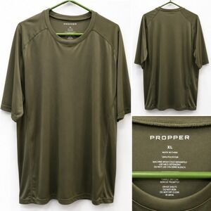 Propper Performance T-Shirt Men's XL Olive Green Tactical Short Sleeve Polyester